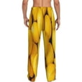 thumbnail image 3 of Fotbe Ripe Yellow Lemon Men's Pajama Pants,Sleepwear Pants,Pj Bottoms Drawstring And Pockets-Medium, 3 of 9