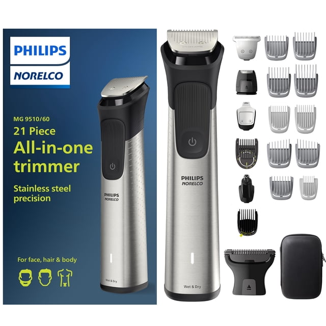 Kit de aseo Philips Norelco Multigroom Series 9000 MG9510/60