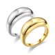thumbnail image 3 of Anillo de acero de titanio para ocio europeo y americano con forma de taza y asa, anillo de pareja de nicho simple que combina con todo, 3 of 6