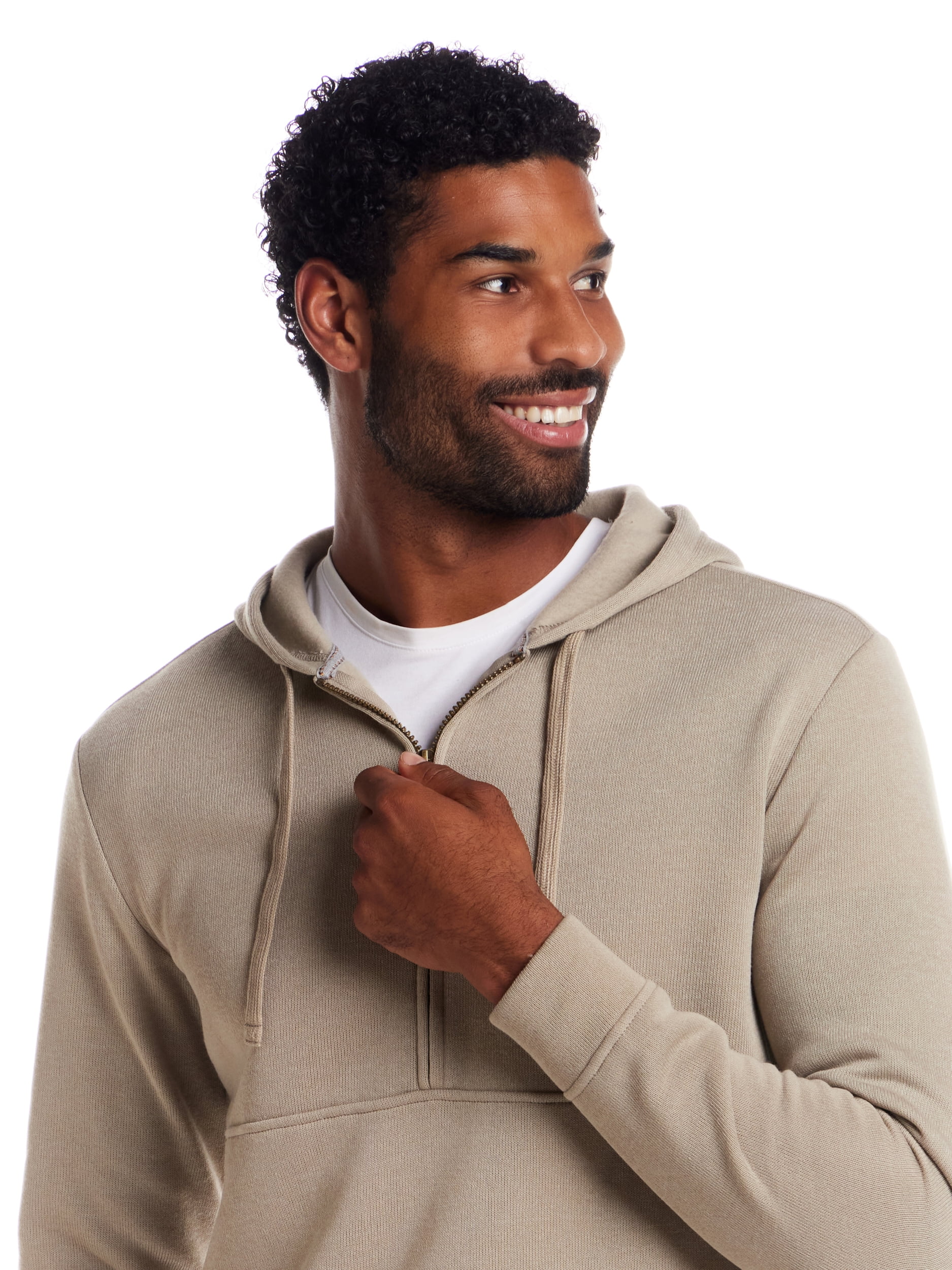 Frontier Threads Men's Long Sleeve Half Zip Pullover Hoody