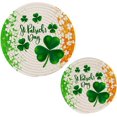 thumbnail image 7 of SKYSONIC 2 pcs Saint Patrick's Day Pot Holders Trivets, Heat Resistant Trivets,Clovers Shamrock Golden Cotton Thread Weave Mats for Hot Pads Pans Pot Bowl Teapot, 7 of 7