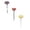 3 Red 1PCS & Yellow 1PCS & Purple 1PCS, variant on 3 PCS Handmade Ceramic Mini Pollinator Watering Station, Bee Watering Station Colorful Flower Bee Water Feeder & Butterfly Bird Bath, Small Outdoor Garden Stake Yard Art Decor Gift for Nature Lovers