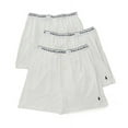 thumbnail image 3 of Polo Ralph Lauren Classic Fit 100% Cotton Knit Boxers - 3 Pack (Lckb) (Small, White), 3 of 3