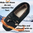 thumbnail image 5 of CHICVOMEY Women's Winter Shoes Cozy Slip-On Loafers with Thick Fleece Lining Non-Slip Rubber Sole Warm Casual Walking Shoes for Women Indoor Outdoor Comfort Shoes, 5 of 8