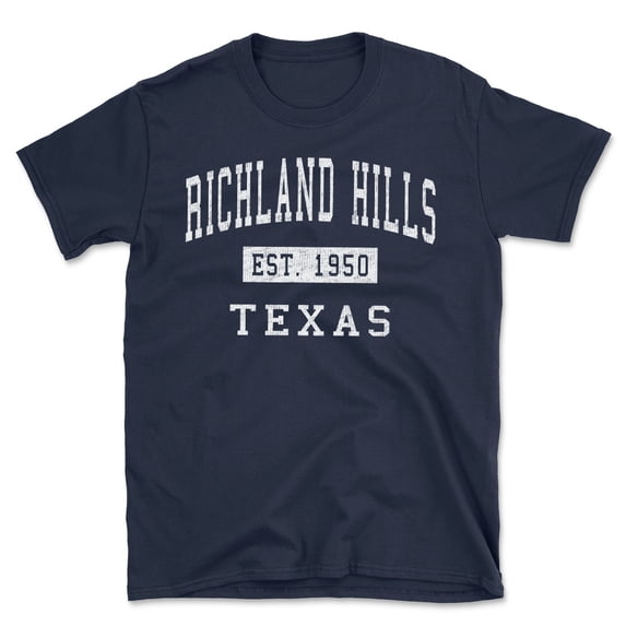Richland Hills Texas Classic Established Men's Cotton T-Shirt