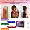 thumbnail image 3 of DAKIMOE Hair Chalk Comb Temporary Bright Hair Color Dye for Girls Kids, Washable Hair Chalk for Kids-Girls Toys Birthday Christmas Gifts for 6 7 8 9 10 11 12 Year Old Girl （10 Colors), 3 of 7