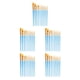 thumbnail image 1 of Wosthever 10 pinceles con mango para pintura, pinturas al óleo de acuarela, pinceles de vidrio portátiles para estudiantes, principiantes, azul Type2 NO2, 1 of 6
