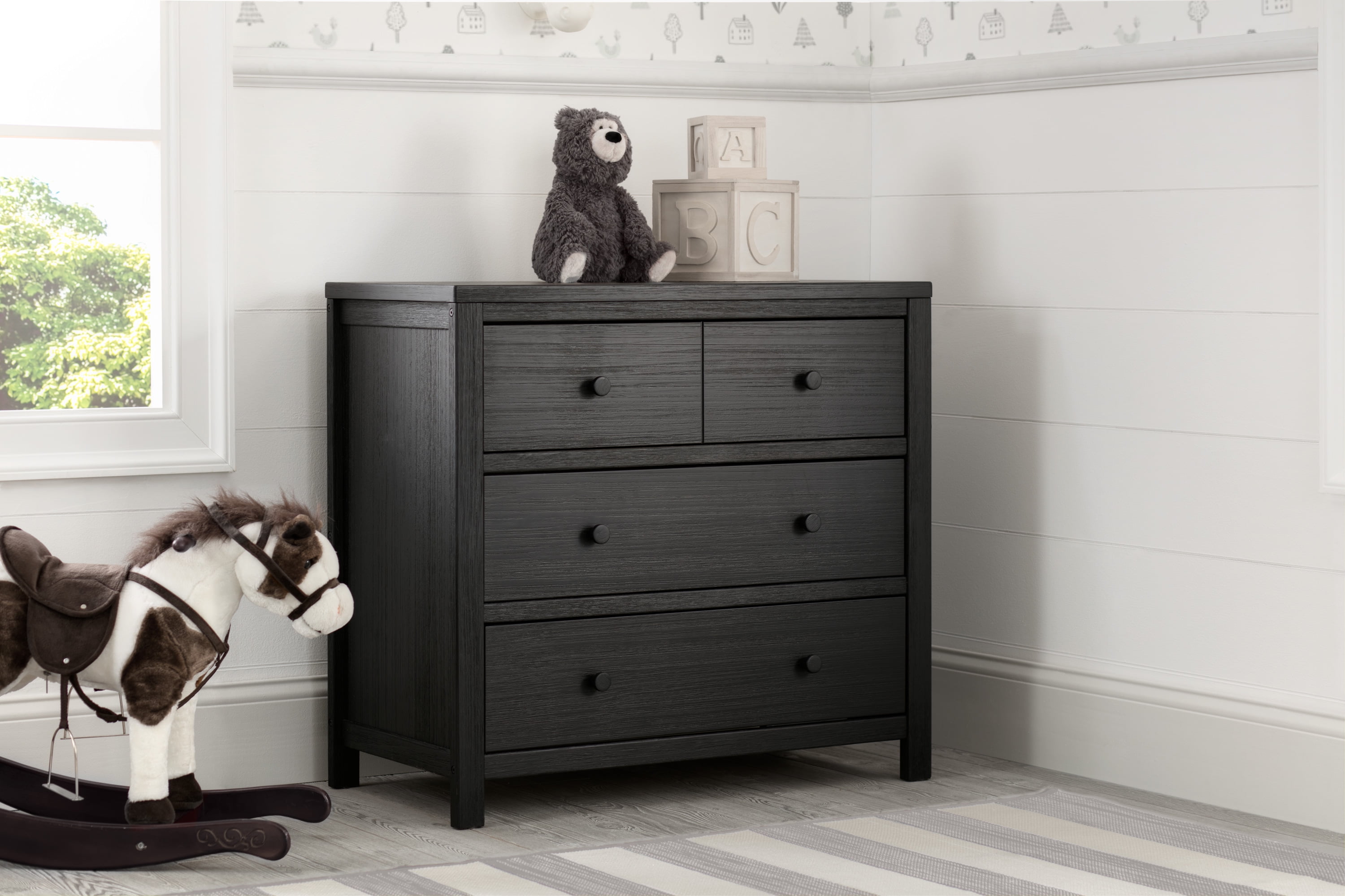 Delta Children Cambridge Mix And Match 3 Drawer Dresser Rustic