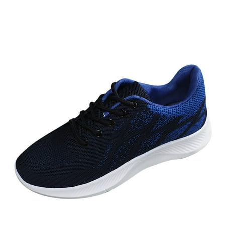 

Sneakers for Women Fashion Summer And Autumn Women Sneakers Shoes Mesh Breathable And Comfortable Lace Up Cross Pattern Colorblock Womens Sneakers Mesh Blue 39