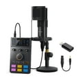 thumbnail image 1 of C1-K1 Audio Interface With XLR Microphone For Streaming/Gaming/Podcasting, Sound Card ,Easy to Use, 1 of 6
