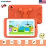 Excelvan M07R7 7" Kids Tablet PC Quad-core Android 9.0 WiFi BT Parental Controls, Kids Learning Tools, 16GB Storage, Dual Cameras, Kids apps