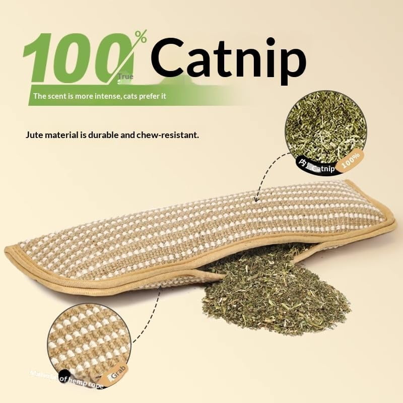 2/3 PCS Catnip Kicker Pillow (S/M), Wear-Resistant and Does Not Shed Shavings, Self-Entertainment Pillow, Interactive Cat Nip Kicker Toys for Anxiety Relief