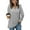 Summer Tops Gray, variant on Womens Long Length Drawstring Hoodies, Long Sleeve Pullover for Women Spring Casual Solid Color Side Slit Hooded Sweatshirts with Pockets