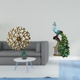 thumbnail image 2 of Escultura De Pared De Metal Rústica Y Elegante Colección De Estatuas De Pavo Real Para Oficina, Sala De Estar, Dormitorio, Estantería, Decoración Del Hogar, 2 of 8