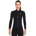 thumbnail image 2 of El traje de neopreno de 3 mm jadea a las mujeres que practican surf los pantalones mantienen el buceo caliente, 2 of 7