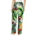 thumbnail image 3 of Kll Womens Vegan1 Print Pajama Pants Soft Pajama Bottoms For Women Cozy Lounge Pants, 3 of 9