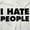 White, variant on I Hate People Sarcastic Cynical Humor Unisex Plus Size Hoodie Brisco Brands 2X