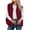Wine, variant on cocolona Fleece Vest for Women Sleeveless Zip Up Stand Collar Jacket Fall Winter Fuzzy Warm Vest Lightweight Coat with Pocket