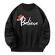 thumbnail image 3 of Jersey de manga larga, camisetas holgadas con estampado gráfico, sudadera con cuello redondo para mujer, sudadera con cuello redondo para uso diario , negro, l, 3 of 10