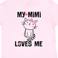 thumbnail image 4 of Inktastic Mimi Loves Me Grandchild Girls Girls Toddler T-Shirt, 4 of 5