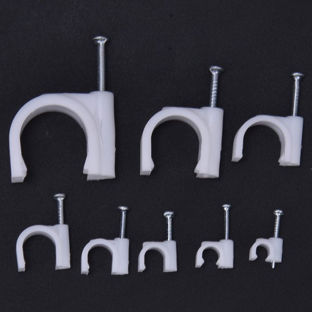 Sujetador, 310 piezas de clip para cable, accesorios de instalación alta, clip para cable diseñado para profesionales