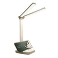 thumbnail image 2 of Sunjoy Tech LED Reading Lamp Brightness Adjustable Ultra-Bright Energy-saving Flicker Free Rechargeable Illumination Foldable USB Charging Touch Control Double-head Desk Lamp Home Supplies, 2 of 8