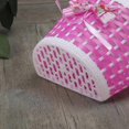 thumbnail image 3 of Kids Bike Basket Woven Basket With Bowknot Bike Skateboard For Girls (pink), 3 of 5