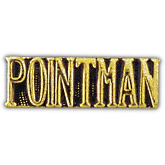 Eagle Emblems P15179 Pin - Script, Pointman - 1 in.