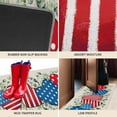 thumbnail image 5 of Flag Stars Stripes Kitchen Mat 2 Piece 4th of July Kitchen Rugs Non Slip Heart Star Eucalyptus Leaves Mats, Patriotic Soft Runner Rug Water Absorbent Star loor Mat for Sink 17"x30"+17"x47", 5 of 6