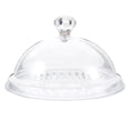 thumbnail image 2 of MasteelfCA 1 Ensemble de Plateau de Couvercle en Plastique Plateau de Service pour Gâteau Lisse Assiette Ronde de Cuisine Occidentale, 2 of 7
