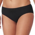thumbnail image 2 of SCHIESSER Braguitas Tai para mujer, pack de 2 - «Cotton Essentials», pantalones Tai, algodón Negro S (Small), 2 of 5