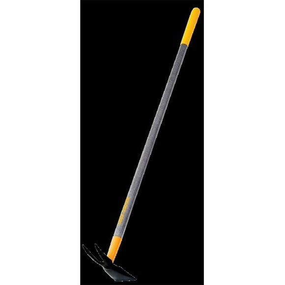 55 in. Steel 2-Prong Weeder Hoe