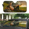 thumbnail image 3 of 3D Goldblum Adam Car Auto Sunshades Windshield Heat Protection, Jeff Creation Sun Shades Univeral Fit Cars Suv Truck, 3 of 5