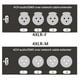 thumbnail image 4 of 1 Par de Extensores de Cable de Red DMX y Audio XLR de 3 y 4 Canales, Extensor de SeñAl de Red DMX512 1 Macho + 1 Hembra, 4 of 10