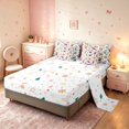 thumbnail image 3 of Manfei Festive Dinosaur Wildlife 7pcs Queen Bedding,Traditional Santa Hat Bedding Comforter Set Queen,Green White,Christmas Reversible, 3 of 6