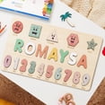 thumbnail image 5 of Jindong Children's Personalized Name Puzzle Wooden Educational Toy Birthday Gift, 5 of 5