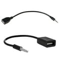 thumbnail image 4 of 3.5mm Male AUX Audio Plug Jack To USB 2.0 Female Converter Cable Cord Fr Car MP3, 4 of 9