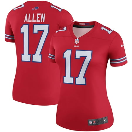 Women's Nike Josh Allen Red Buffalo Bills Alternate Legend Player Performance Top