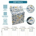 thumbnail image 7 of Table Runner Dresser Scarf 13 x 72 Inch Spring Watercolor Blue and Yellow Wildflower Floral Table Runners Non-Slip Heat Kitchen Dining Table Decor for Indoor Outdoor Home Party Decoration, 7 of 7
