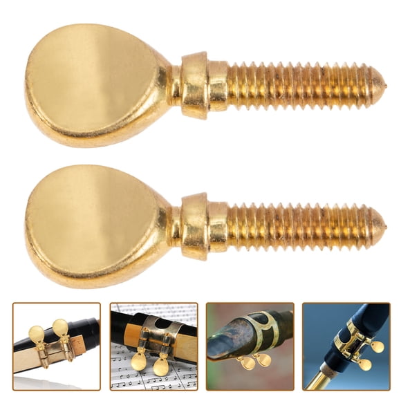HEALEEP 2Set Practical Flute Heads Parts Copper for Flute Accessories and Repair