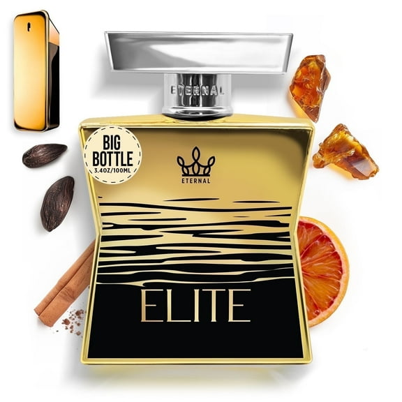 Eternal Fragrance Elite Eau De Parfum, Inspired by Paco Rabanne's One Million, Cologne for Men, 3.4 oz