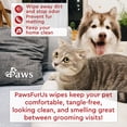 thumbnail image 6 of PawsFurUs All-Natural Pet Wipes - Total Care for Dogs & Cats - Deodorizing, Cleansing, Moisturizing (72ct), 6 of 11