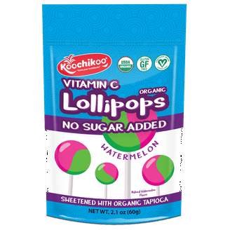 kokobooページ Koochikoo Sugar Free Lollipops, Vegan Candy Pops, 2.2 OZ - Walmart.com