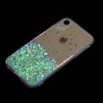 thumbnail image 5 of Fluorescent Case for iPhone XR, Luxury Glitter Glow in The Darkness Noctiluncent Back Cover Luminous Shining Shockproof Protective Slim Phone Case for iPhone XR, Green, 5 of 6