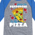thumbnail image 3 of Toy Story - You're The Pepperoni To My Pizza - Toddler And Youth Raglan Graphic T-Shirt, 3 of 4