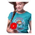 thumbnail image 4 of Playera Fan Army Justice League Talla 10 mera manga corta azul turquesa, 4 of 4