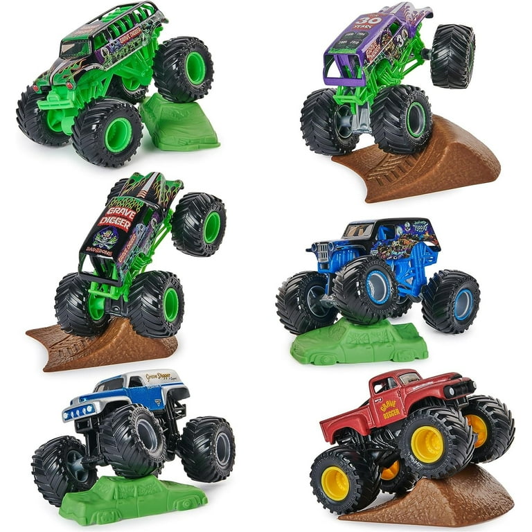 Toy grave digger hot sale monster truck videos