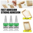 thumbnail image 2 of 150ml Wood & Parquet Adhesive, Welding High-Strength Oily Glue, Universal Super Glue Gel, Instant Bonding, Strong Adhesion, Repairs Last Long Time for Metal, Wood, Ceramics,Leather, Glass(50g/3PCS), 2 of 3