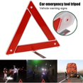 thumbnail image 2 of Dynamovolition Car Vehicle Emergency Breakdown Warning Sign Reflective Road Safety Triangle Foldable Reflective Road Safety Sign - Red, 2 of 5