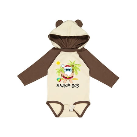 

Inktastic Beach Bod-summer Santa Gift Baby Boy or Baby Girl Long Sleeve Bodysuit